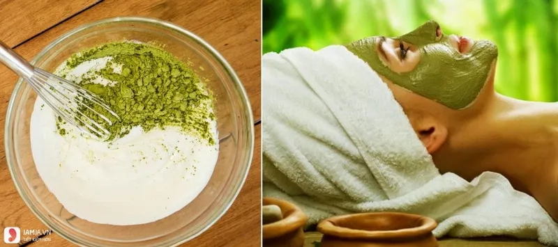 Mặt nạ sữa chua và trà xanh